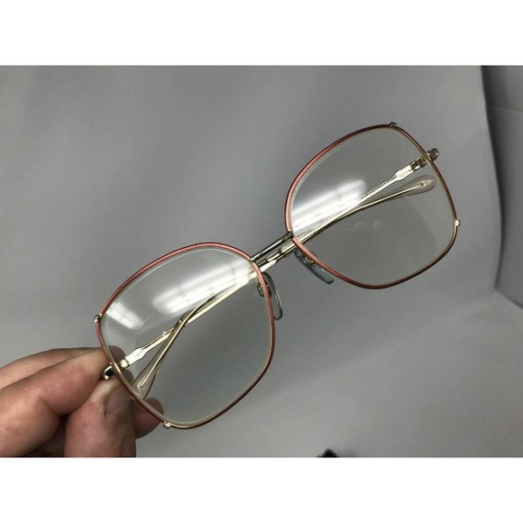 Luxottica oversized, gold Electplated frame Felicia 56 []15  Gold Electric Pink - Picture 9 of 11